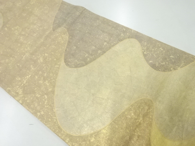 アンティーク　螺鈿流水模様袋帯（材料）